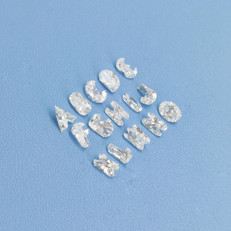 Lab-Grown Diamond Initial Letter |Personaliz YourNecklace in 18K Gold | Custom Alphabet Pendantct