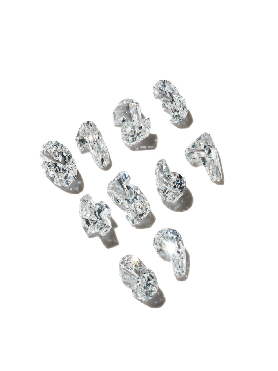 Number Shape Lab Grown Diamond | Unique Numeric Cut Diamond | Custom Birthday & Anniversary Diamond | Ethical Lab Diamondoduct